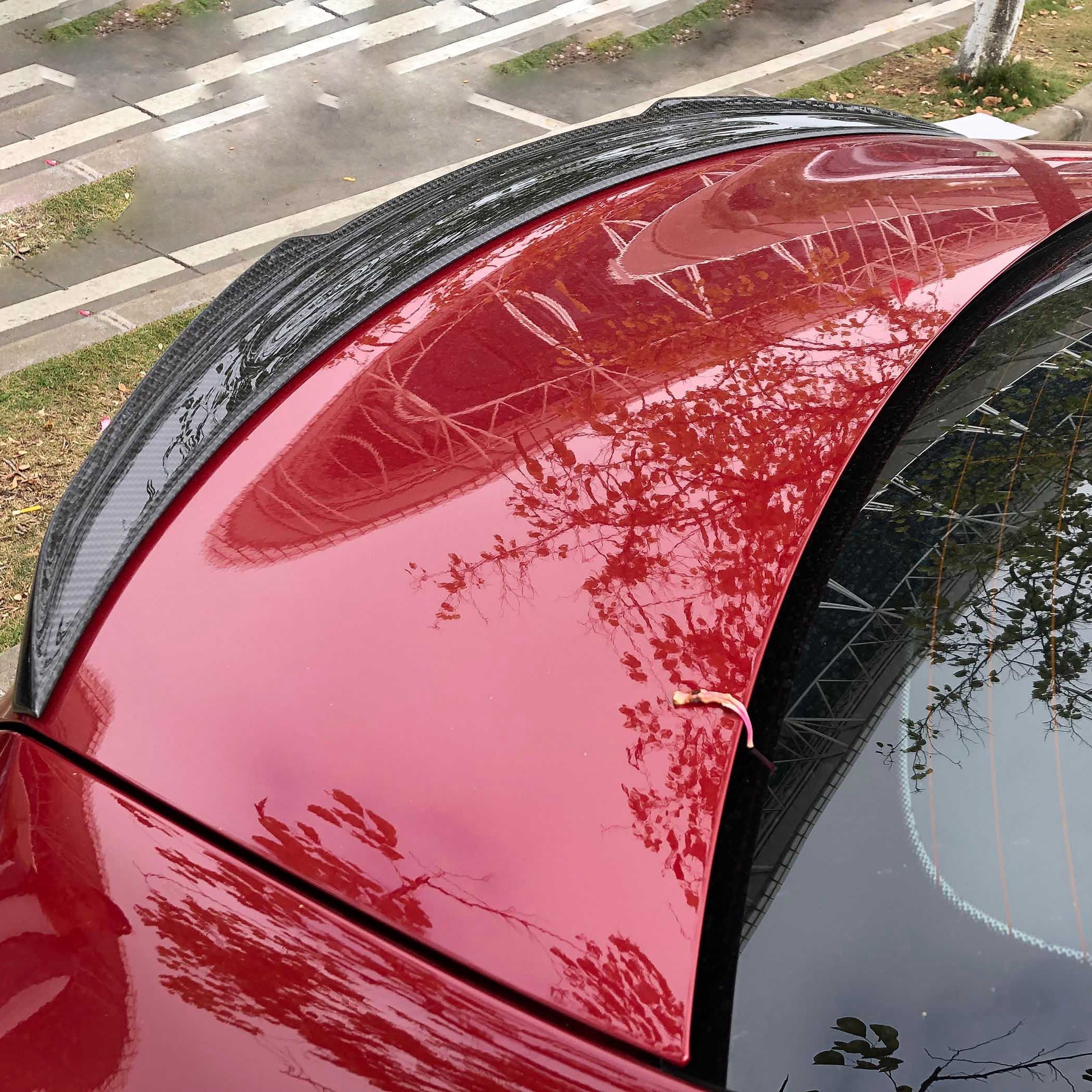 Dry Carbon Heck Spoiler "Ducktail" passend für Mercedes Benz A Class W177 Limousine AMG A35 A45 X Style - Getsdowned
