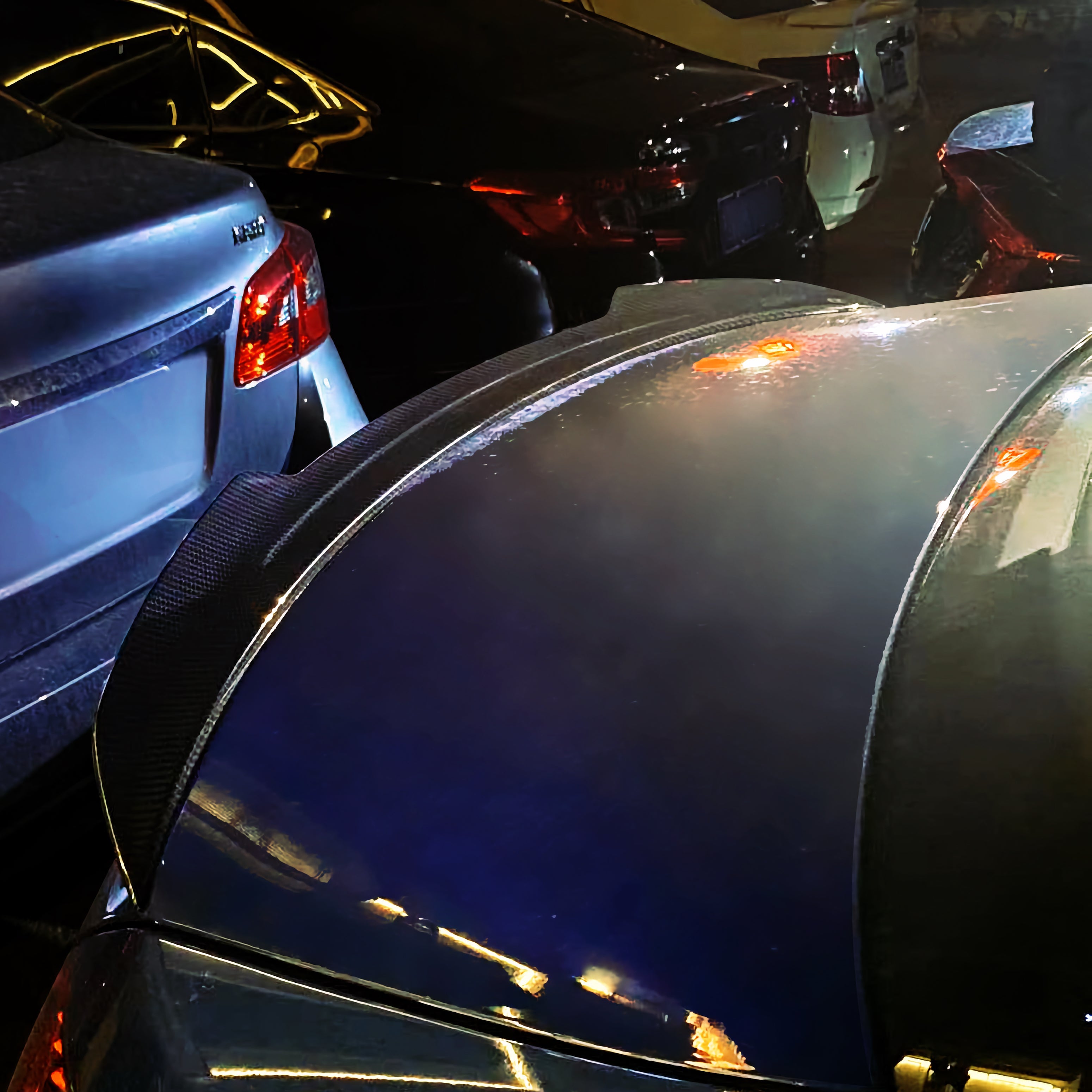 Dry Carbon Heck Spoiler "Ducktail" passend für Mercedes Benz C Class 206 X Style - Getsdowned