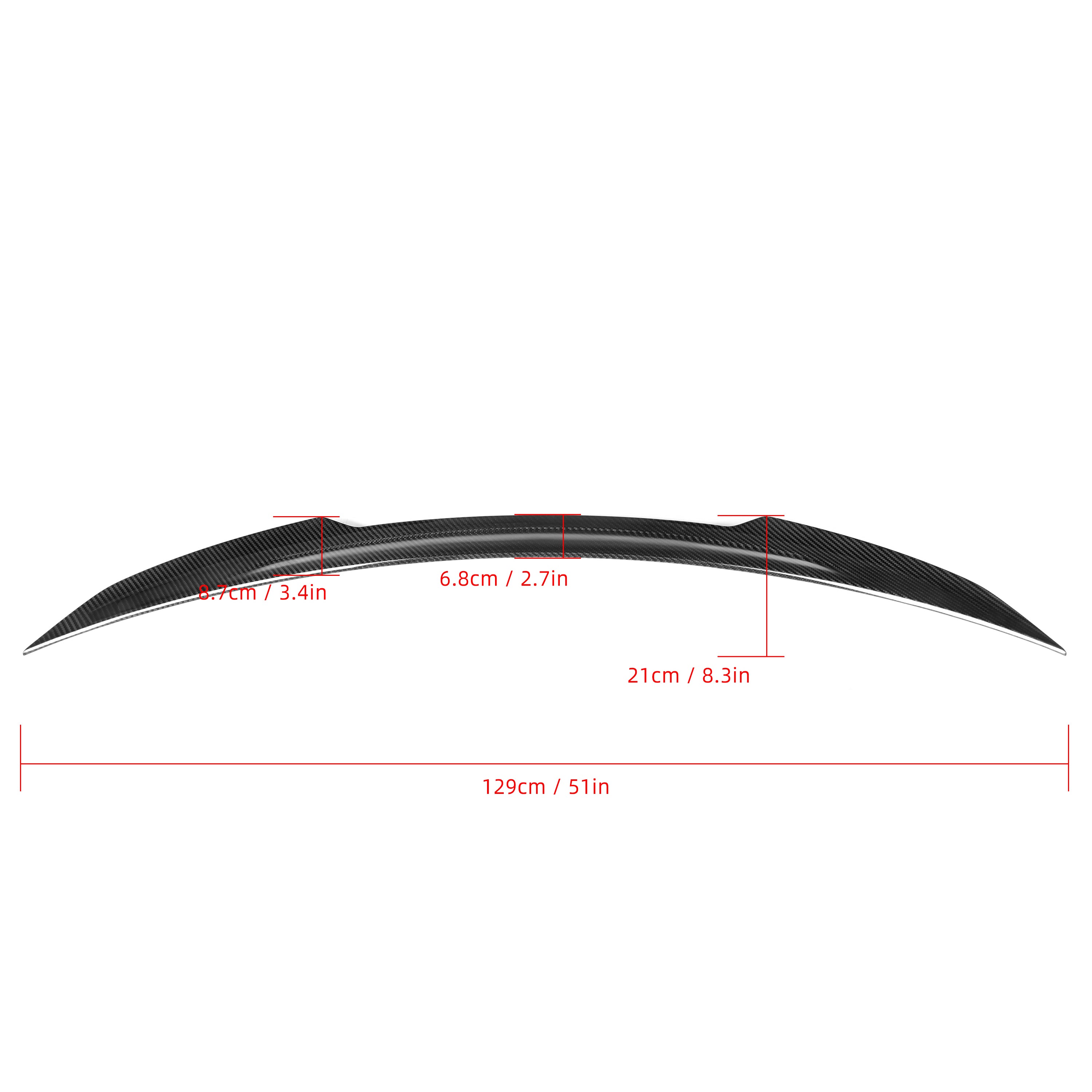 Dry Carbon Heck Spoiler "Ducktail" passend für Mercedes Benz S Class W223 - Getsdowned