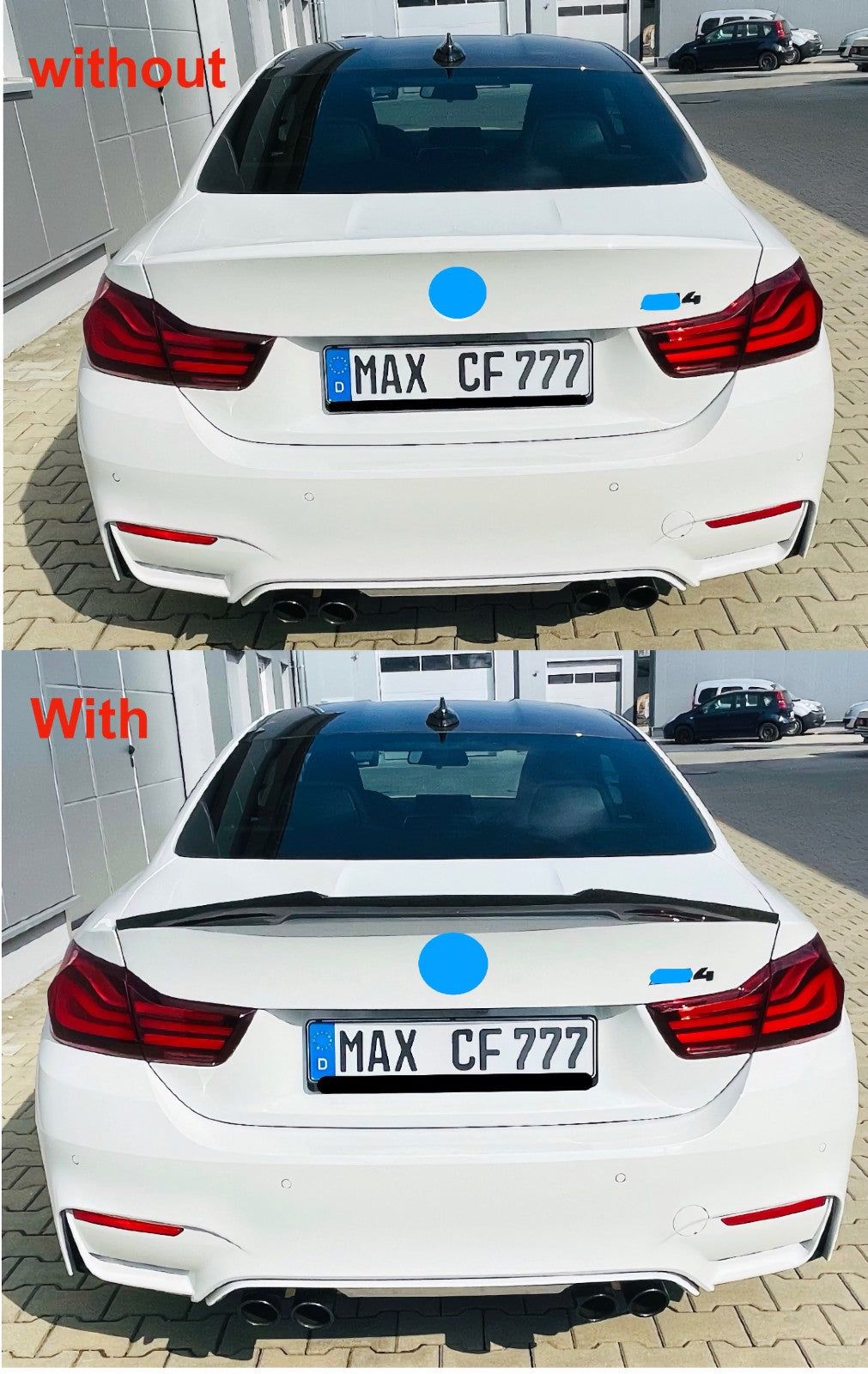 Dry Carbon Heckspoiler "Ducktail" passend für BMW M4 F82 - Getsdowned