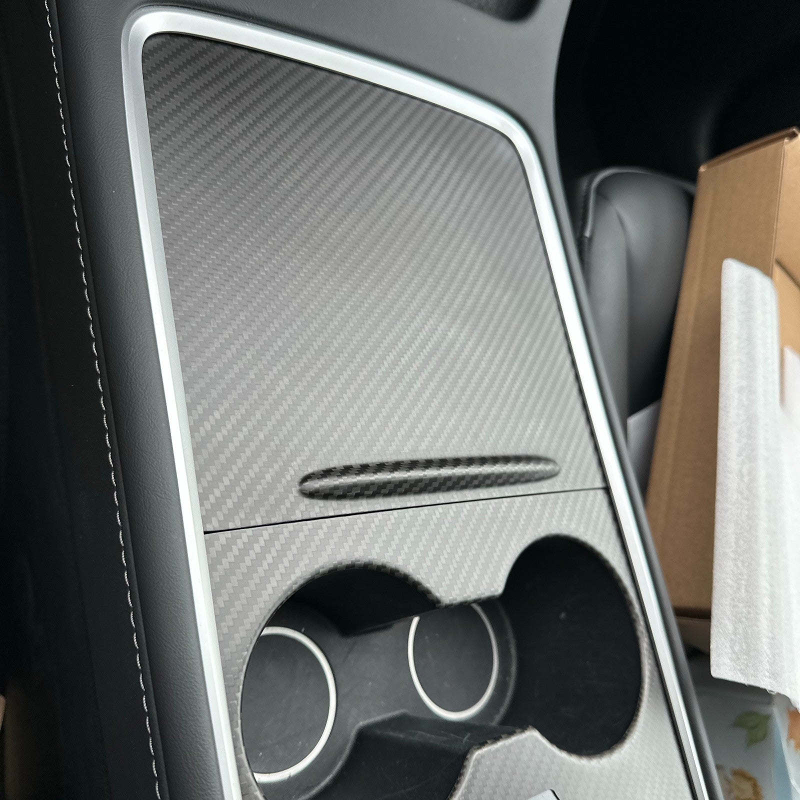 MAX CARBON Performance Mittelkonsole Blenden Aufsatz Abdeckung im Satz passend für TESLA MODEL 3 MODEL Y - Getsdowned