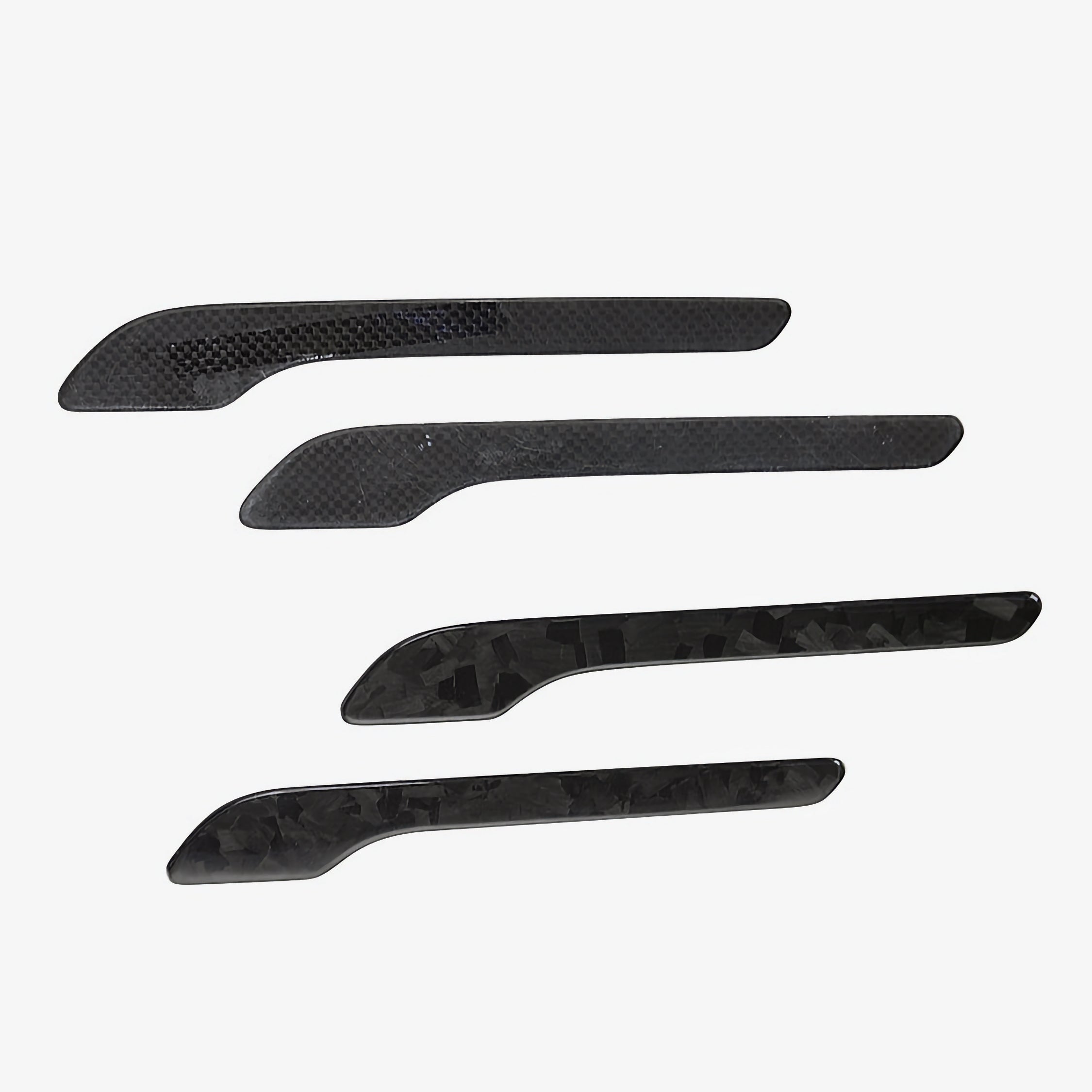 DRY CARBON Performance Türverkleidung passend Tür Blenden Türgriff im Satz für TESLA MODEL 3 MODEL Y - Getsdowned