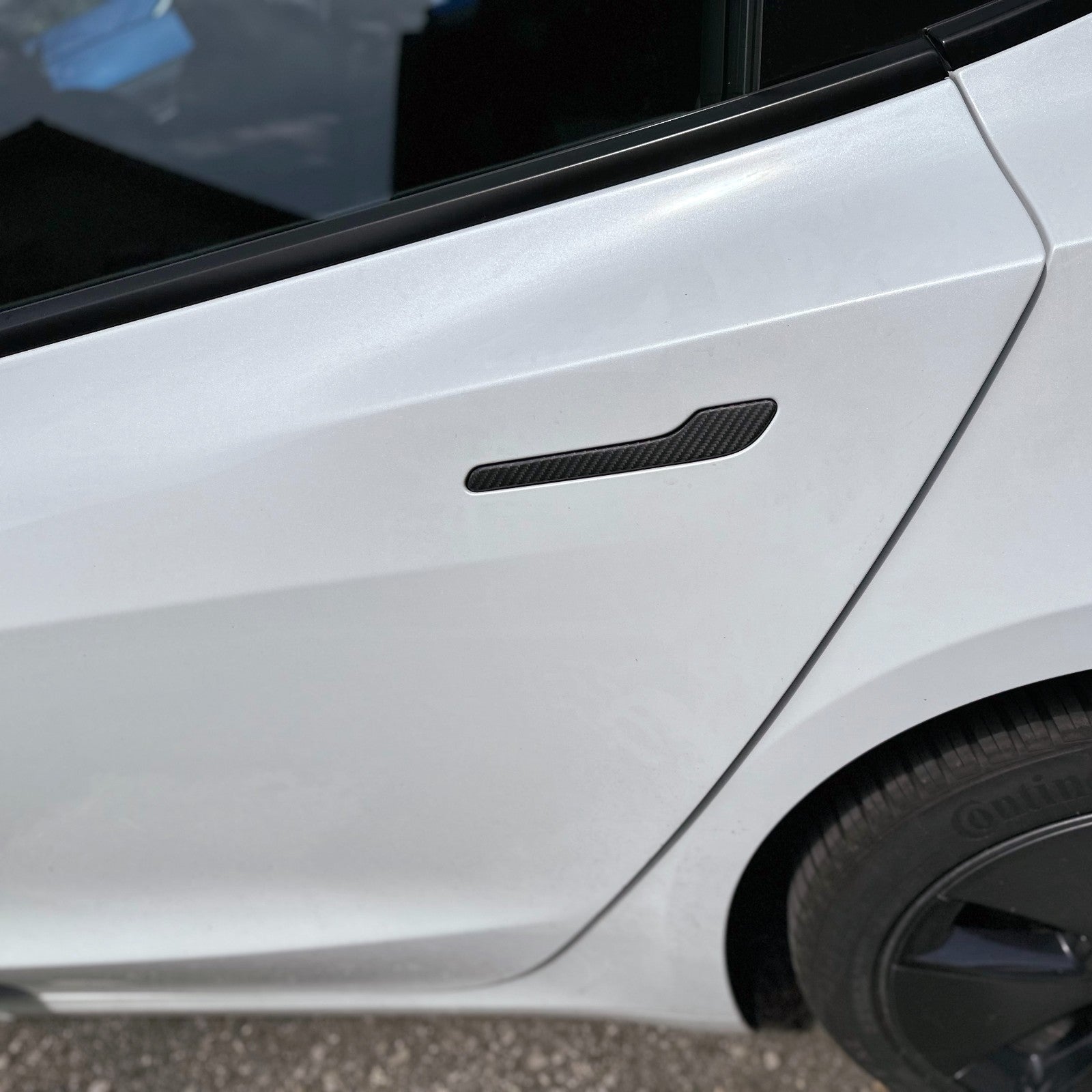 DRY CARBON Performance Türverkleidung passend Tür Blenden Türgriff im Satz für TESLA MODEL 3 MODEL Y - Getsdowned