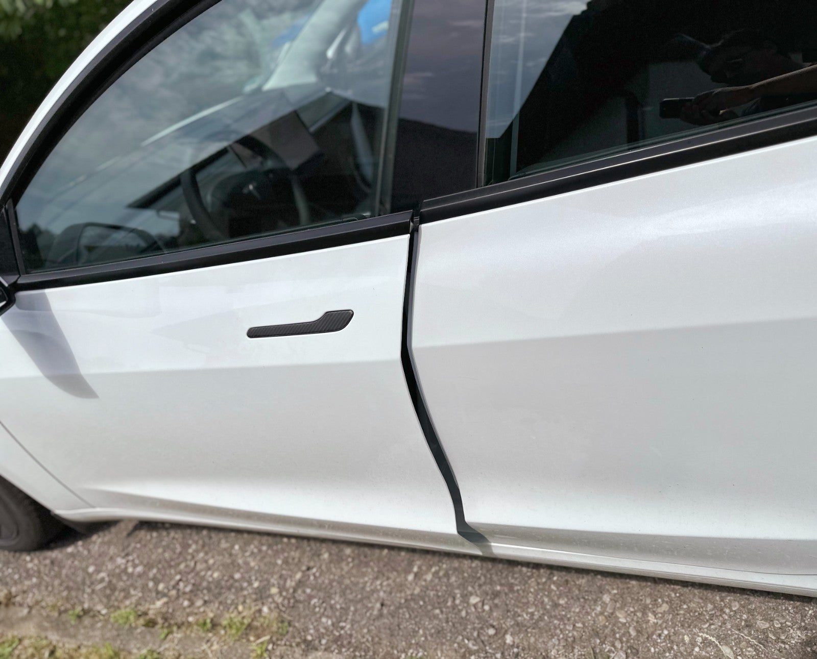 DRY CARBON Performance Türverkleidung passend Tür Blenden Türgriff im Satz für TESLA MODEL 3 MODEL Y - Getsdowned