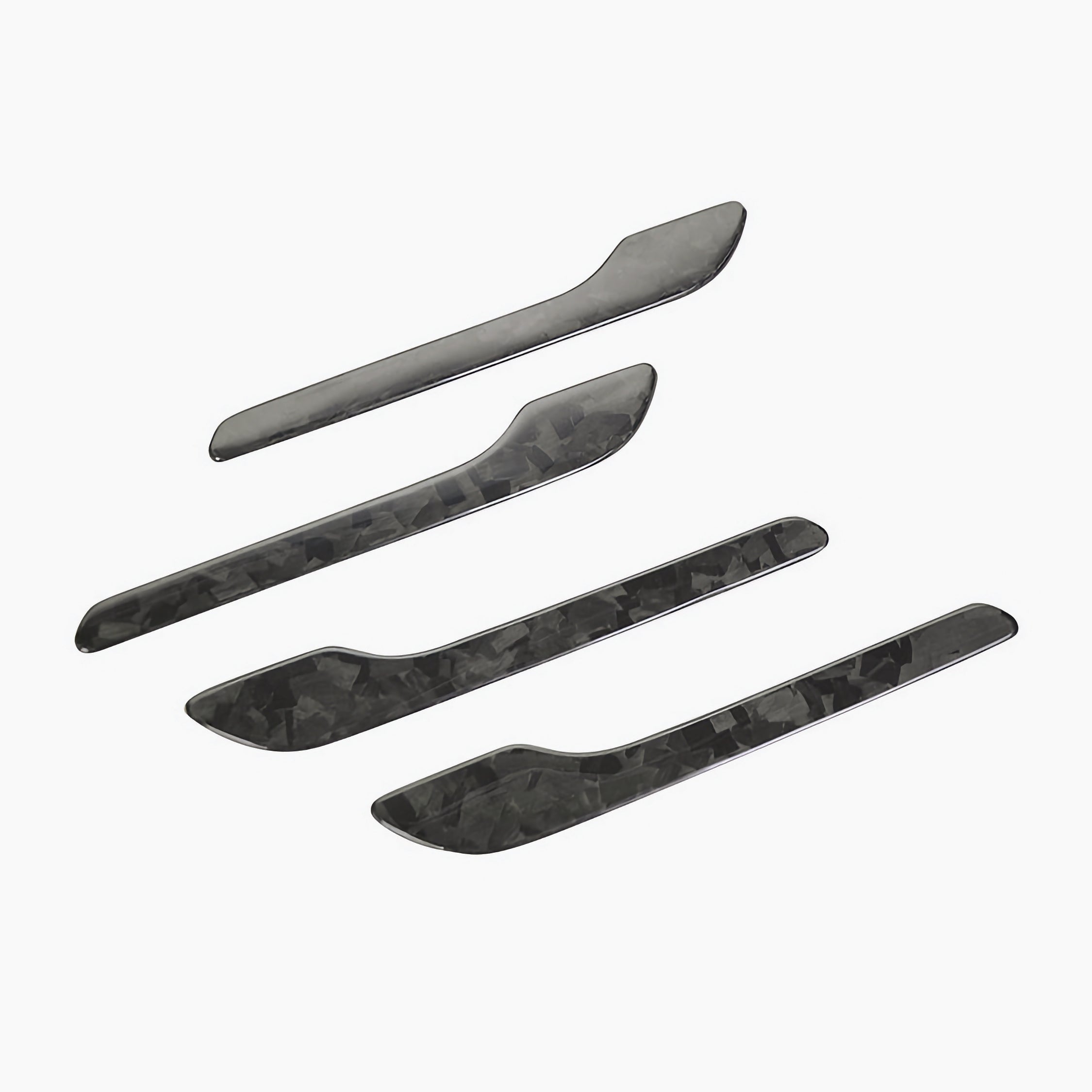 DRY CARBON Performance Türverkleidung passend Tür Blenden Türgriff im Satz für TESLA MODEL 3 MODEL Y - Getsdowned