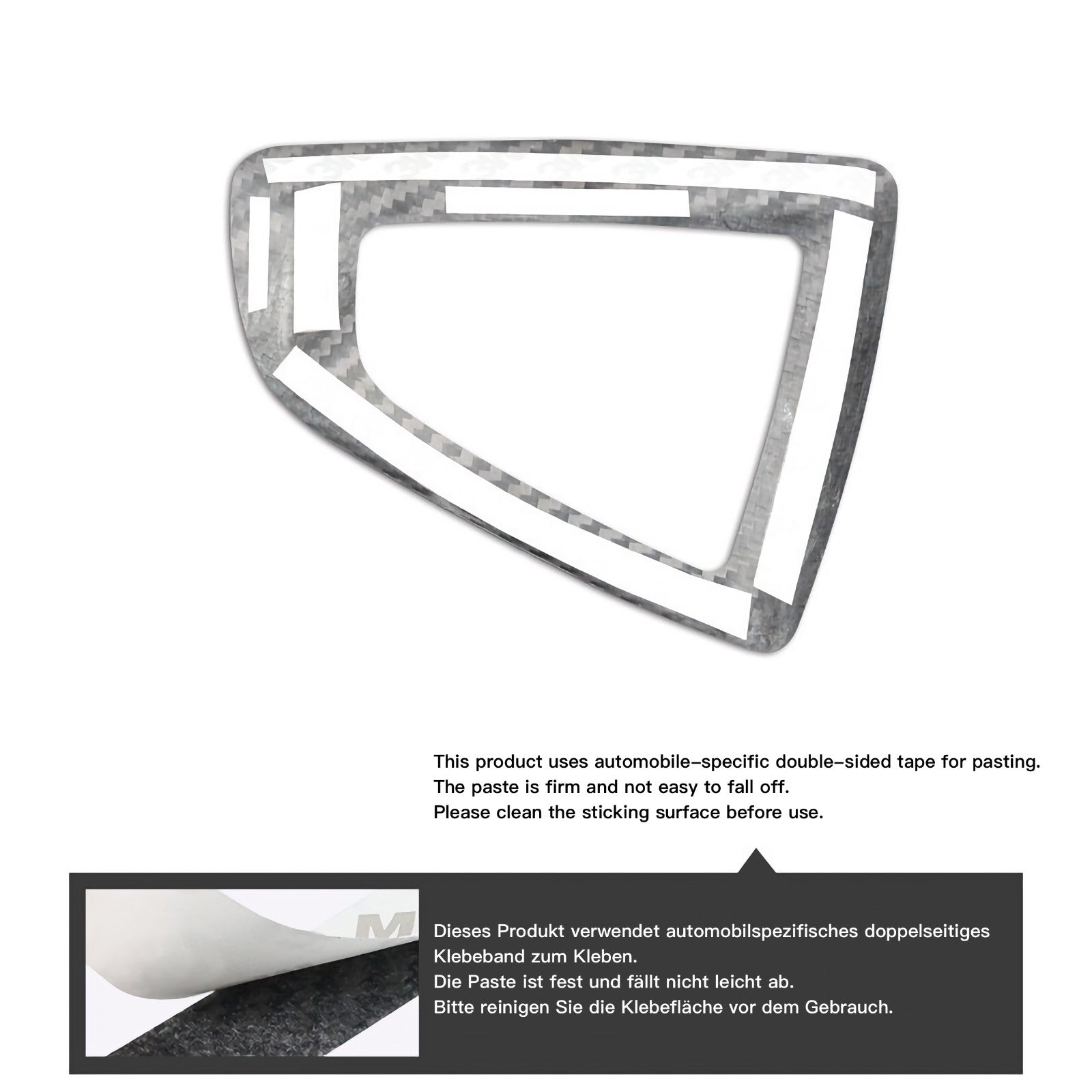Dry CARBON Performance Schaltknauf Mittelkonsole Trim Center passend für BMW 1er 2er 3er 4er X1 - Getsdowned