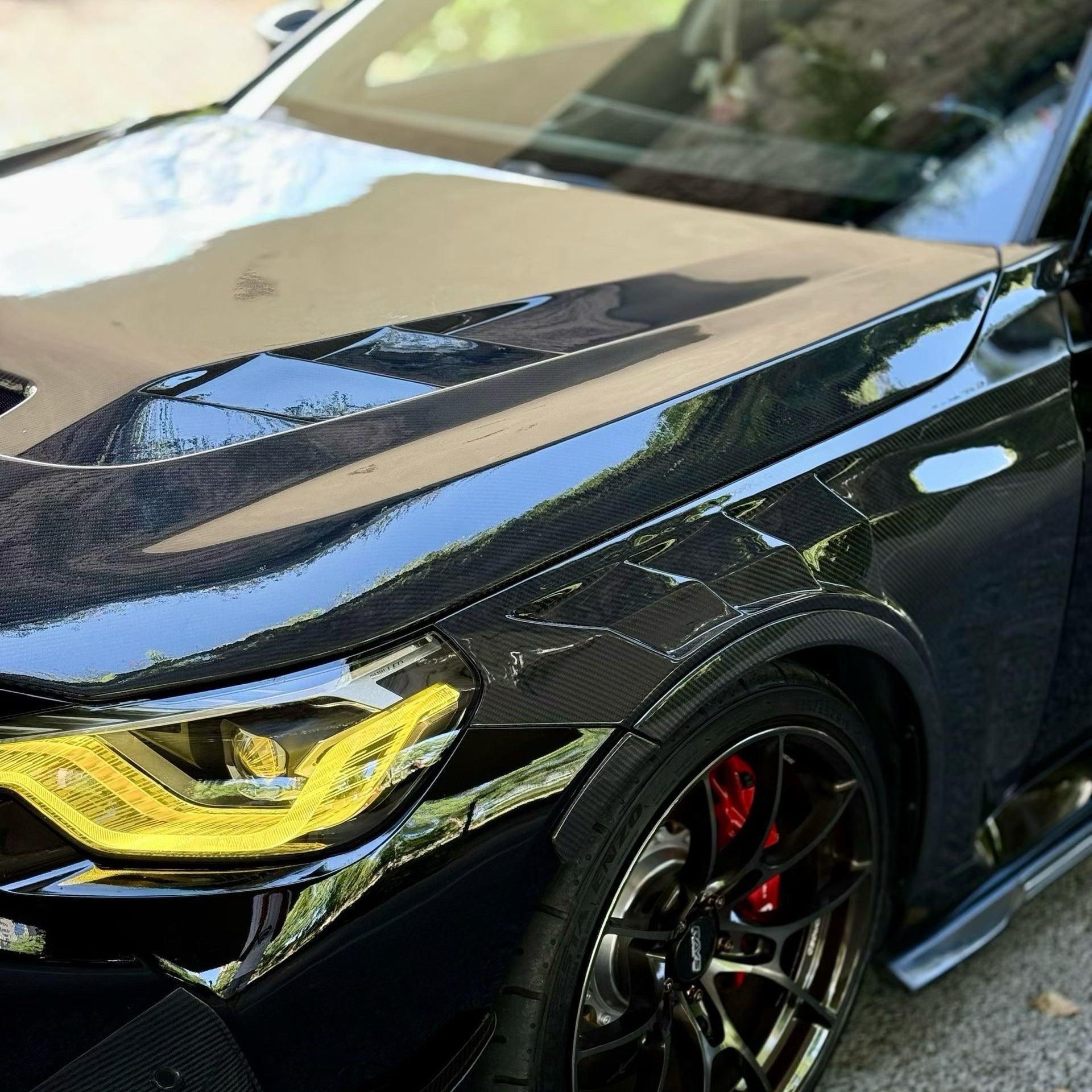 Dry Carbon Kotflügel Ersatz passend für BMW 2er M240i G42 M2 G87 inkl. LCI und CS - Getsdowned
