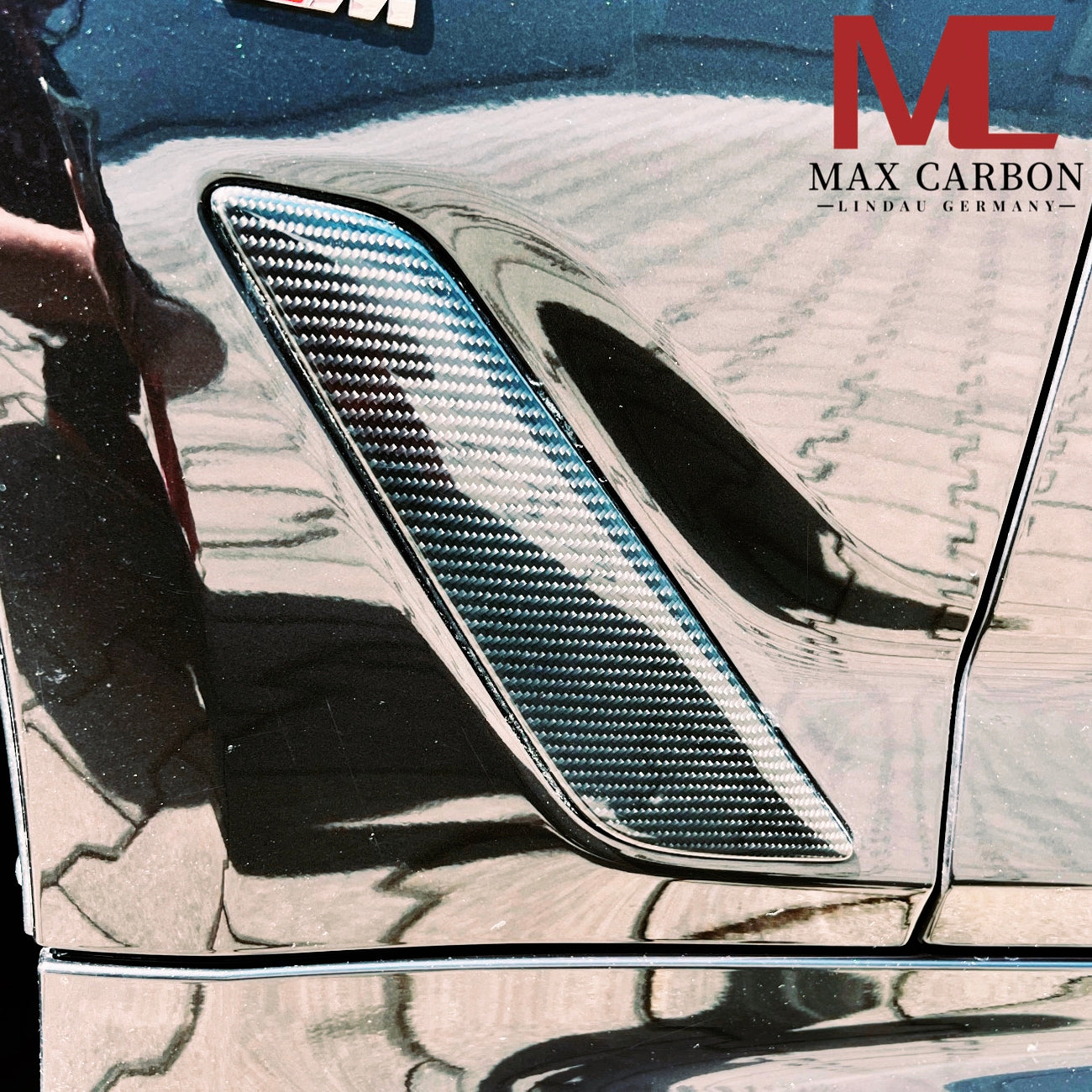 Dry Carbon Kotflügel Flaps passend für BMW 5er G30 G31 + LCI - Getsdowned