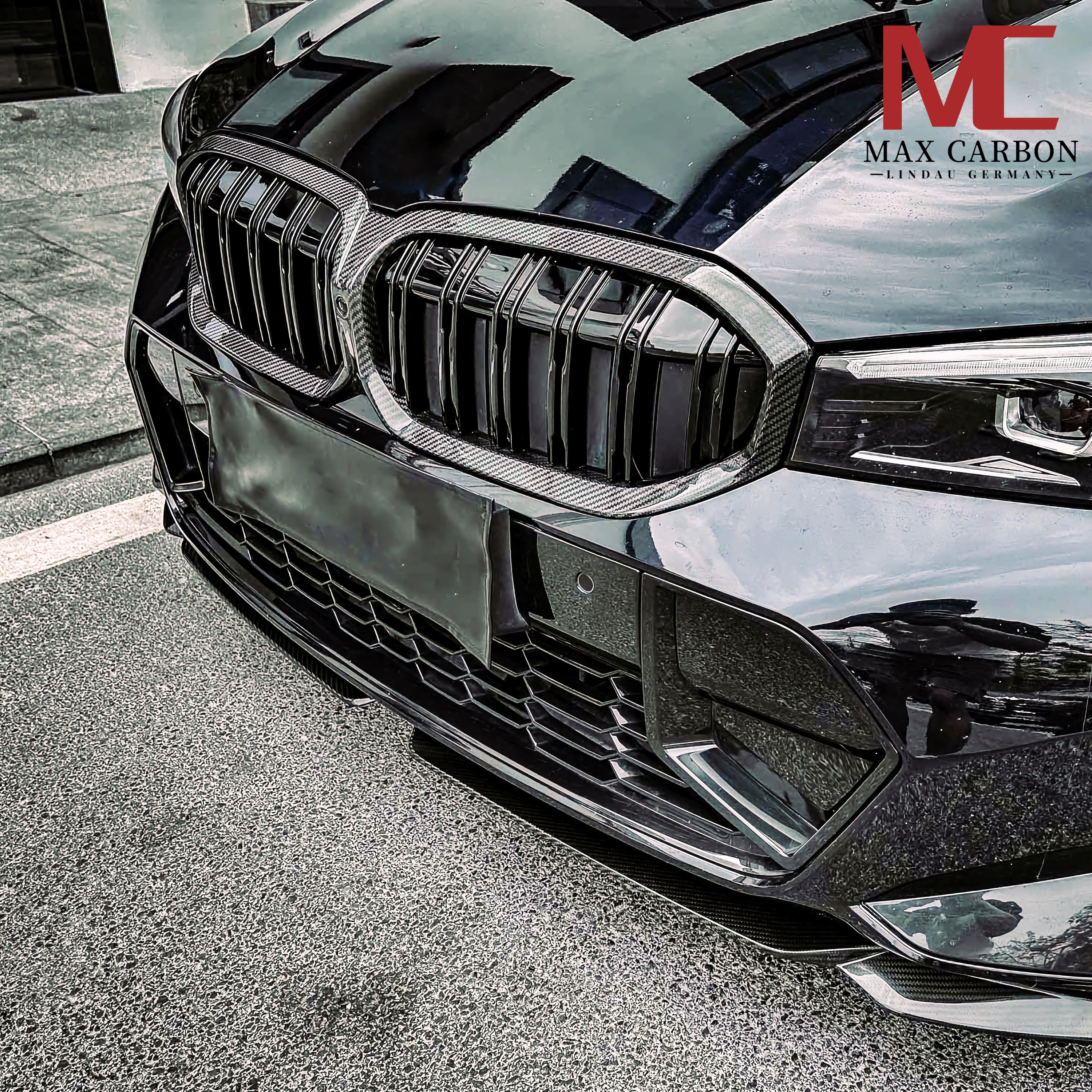 Dry Carbon Kühlergrill für BMW 3er G20 G21 LCI - Getsdowned