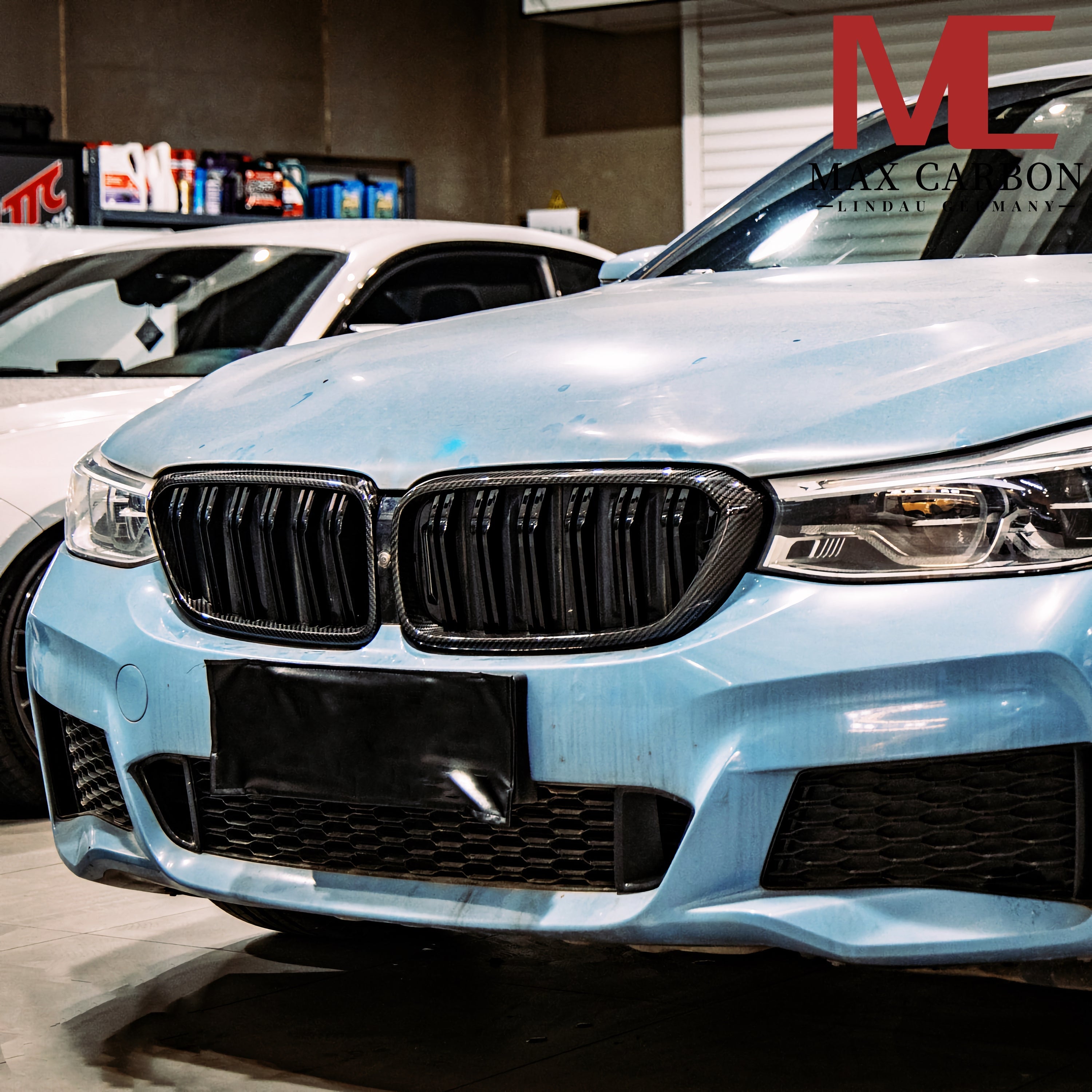 Dry Carbon Kühlergrill Nieren für BMW 6er G32 Pre-LCI - Getsdowned