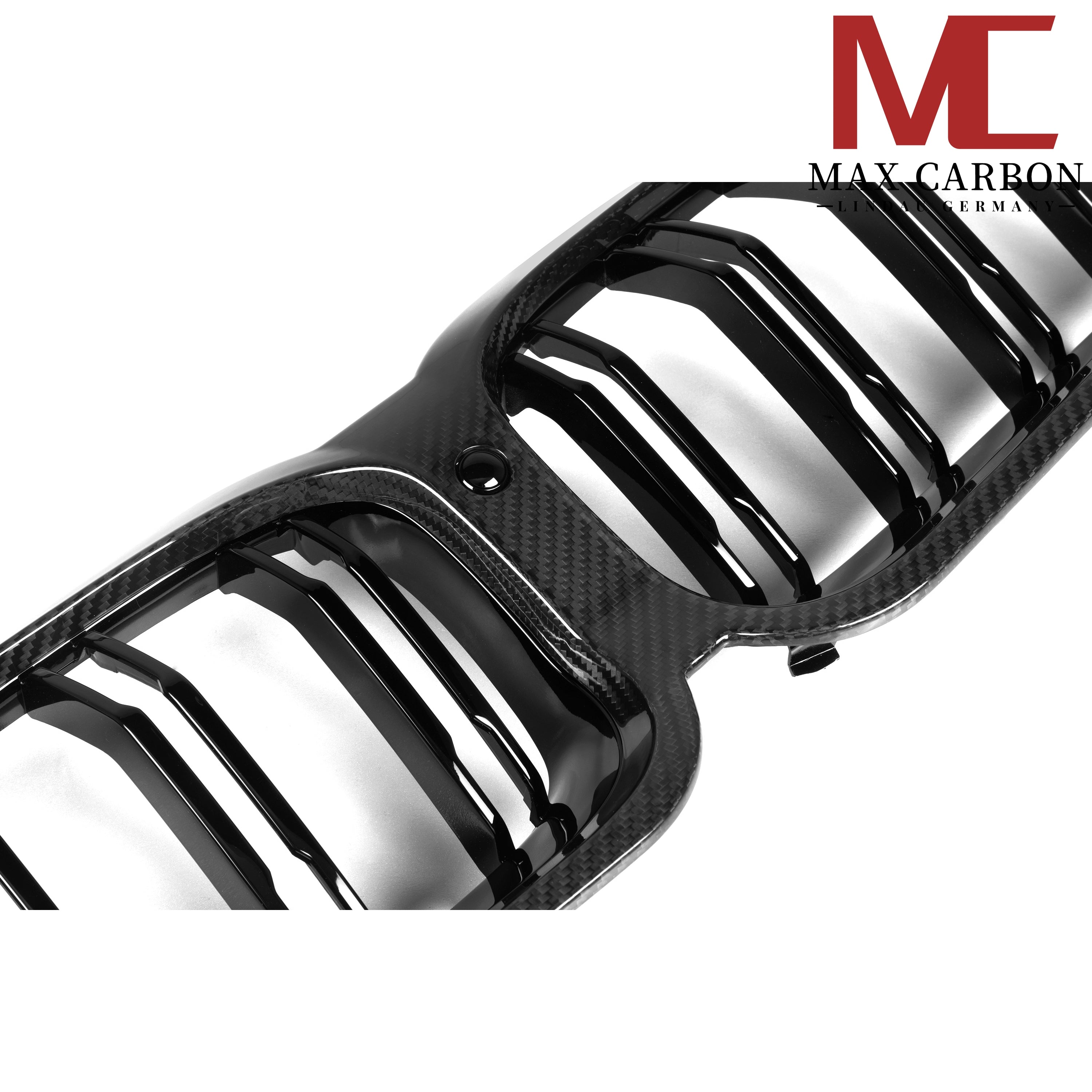 Dry Carbon Kühlergrill Nieren für BMW 8er G14 G15 G16 LCI, Max Carbon, sichtbare Nieren im Carbon-Design