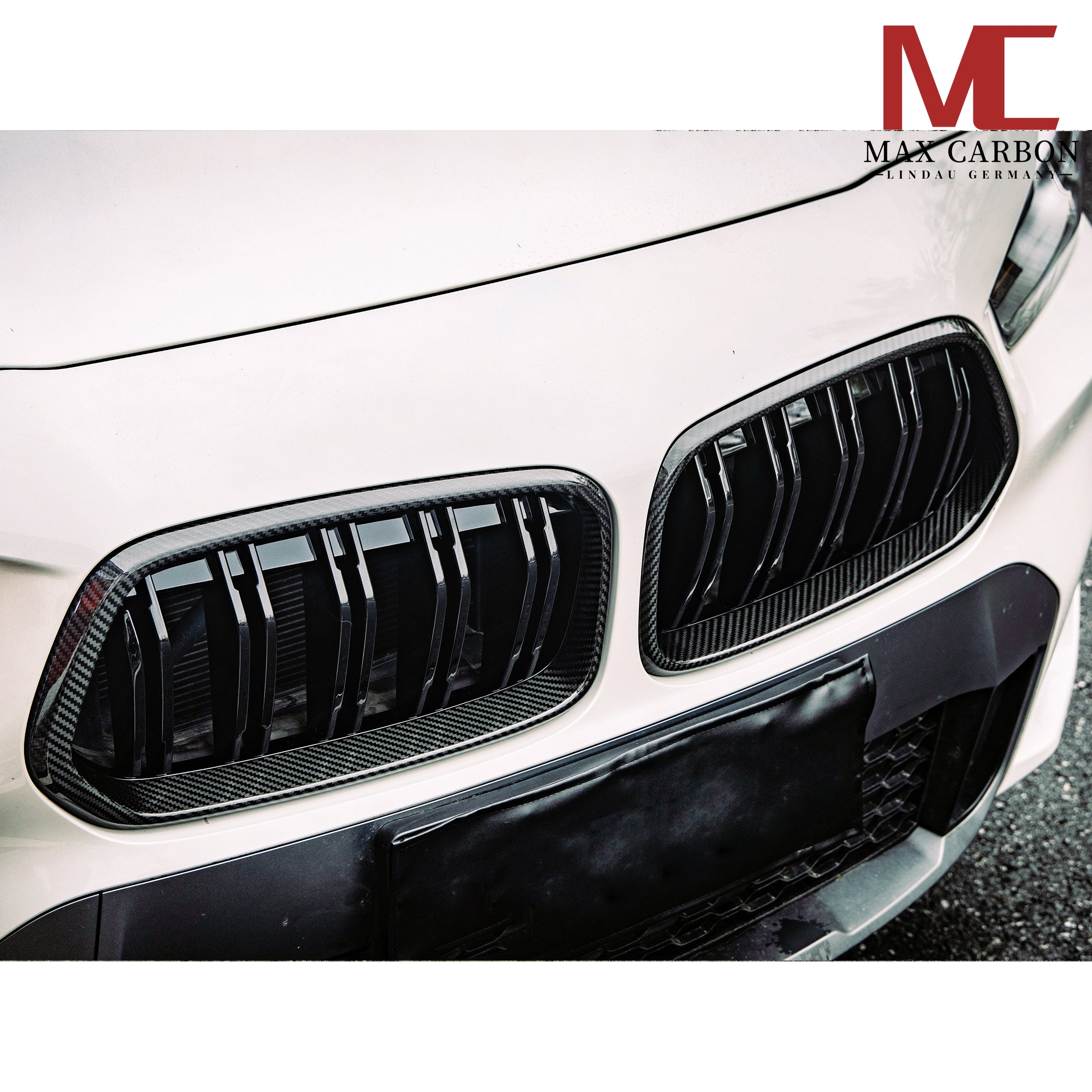 Dry Carbon Kühlergrill Nieren Gitter für BMW X2 F39 - Getsdowned