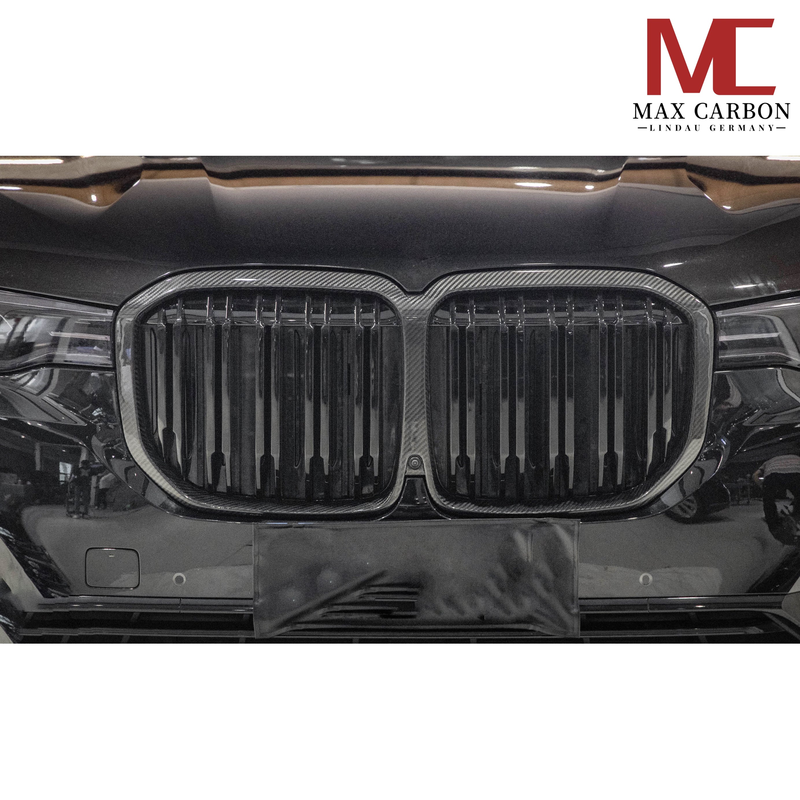 Dry Carbon Kühlergrill Nieren V2 für BMW X7 G07 Pre-LCI - Getsdowned