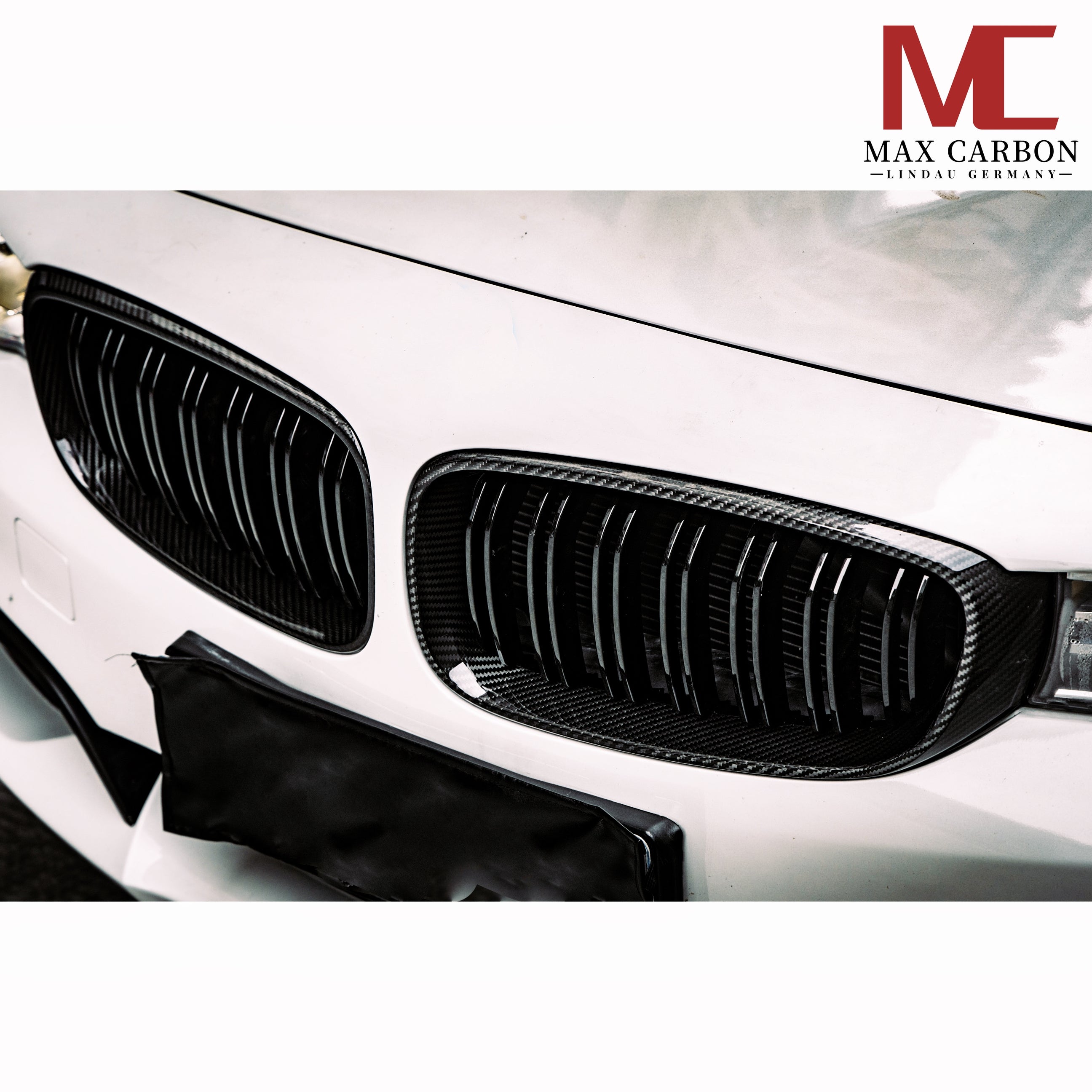 Dry Carbon Kühlergrill passend für BMW 4er F32 F34 - Getsdowned
