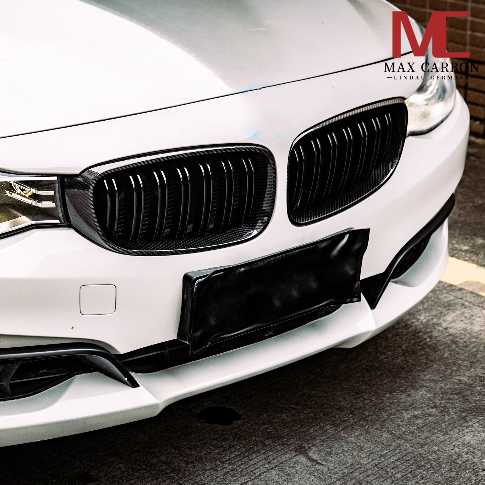 Dry Carbon Kühlergrill passend für BMW 4er F32 F34 - Getsdowned