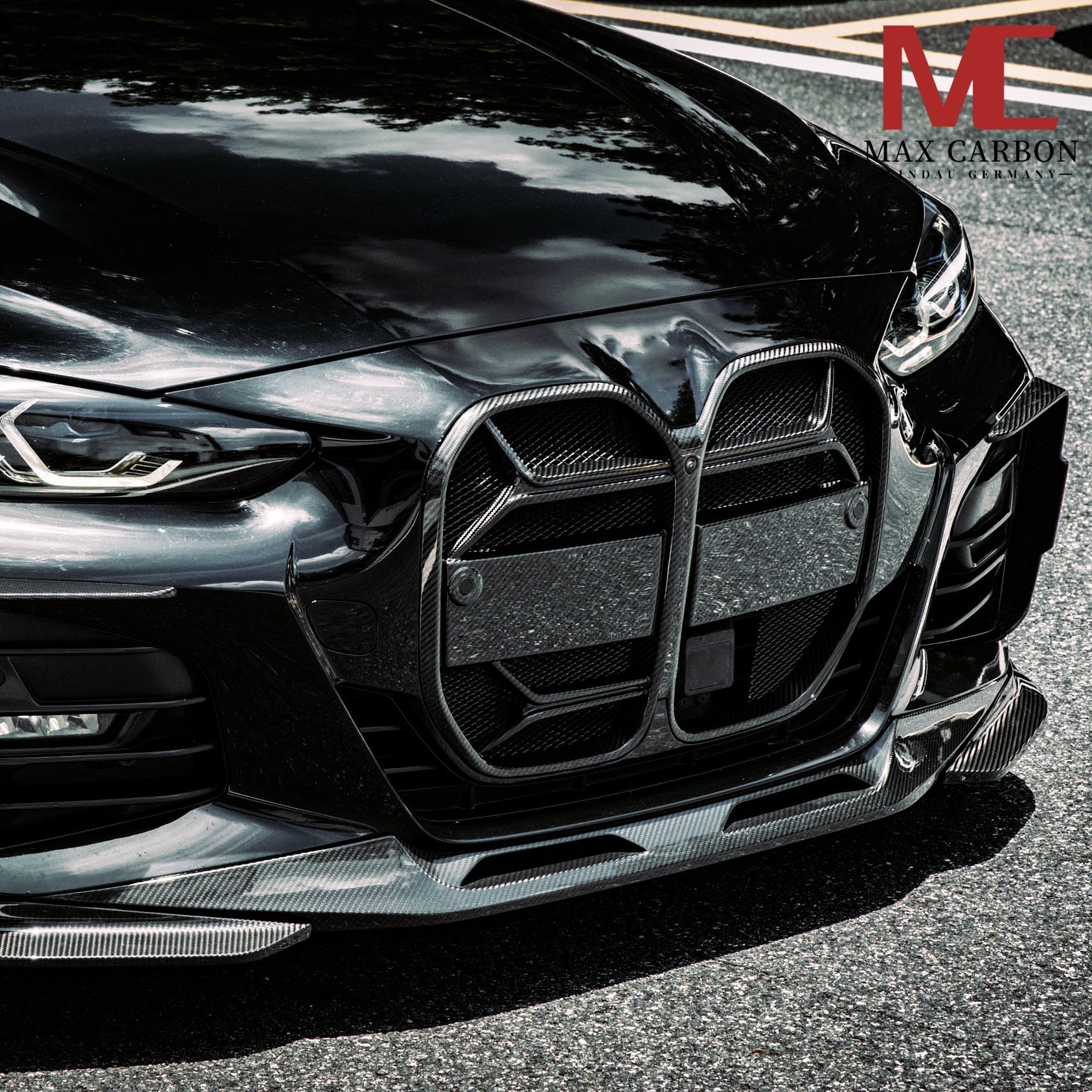 Dry Carbon Kühlergrill für BMW 4er G22 G23 - Getsdowned