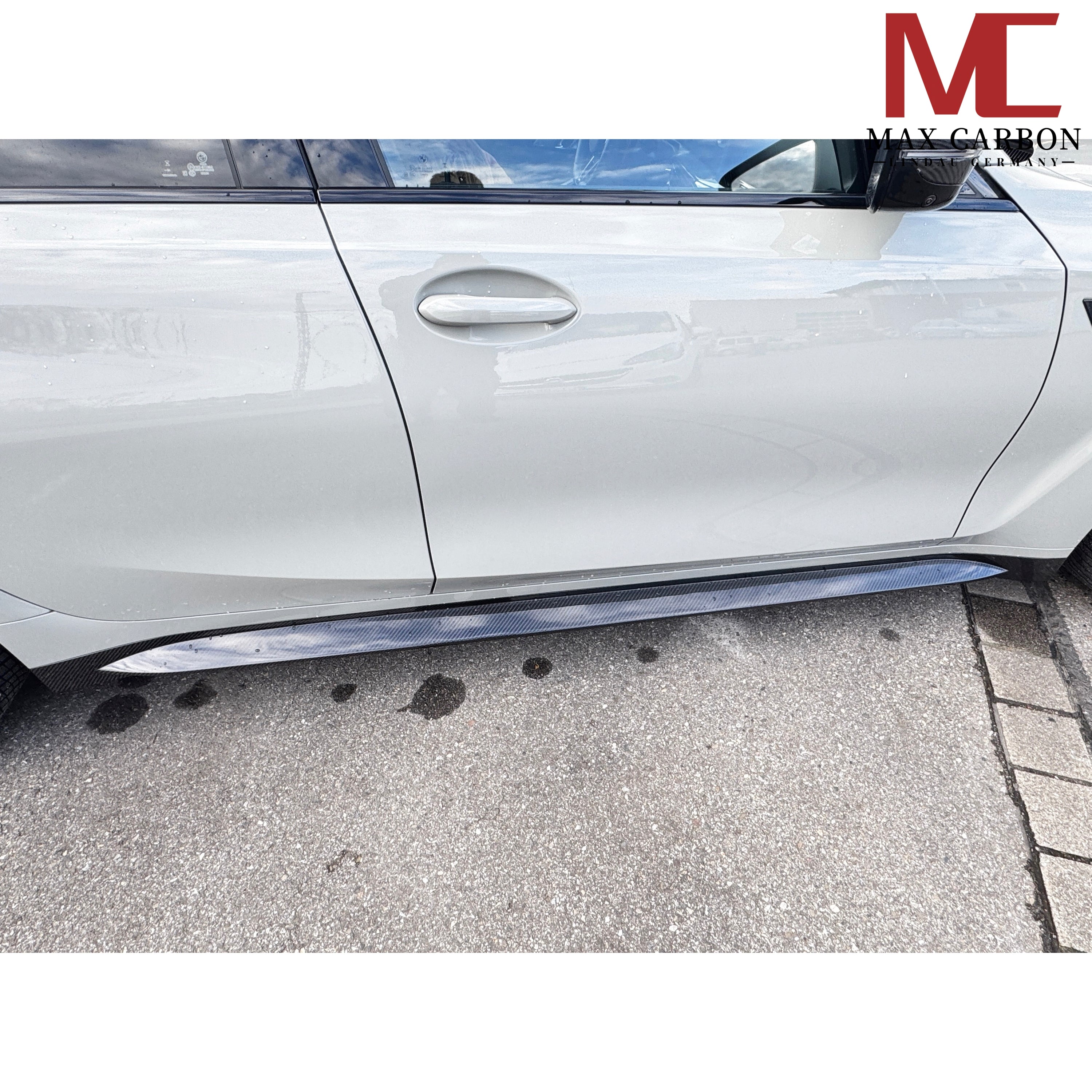 Dry Carbon Seitenschweller "OEM Style" für BMW M3 G80 G81 - Getsdowned