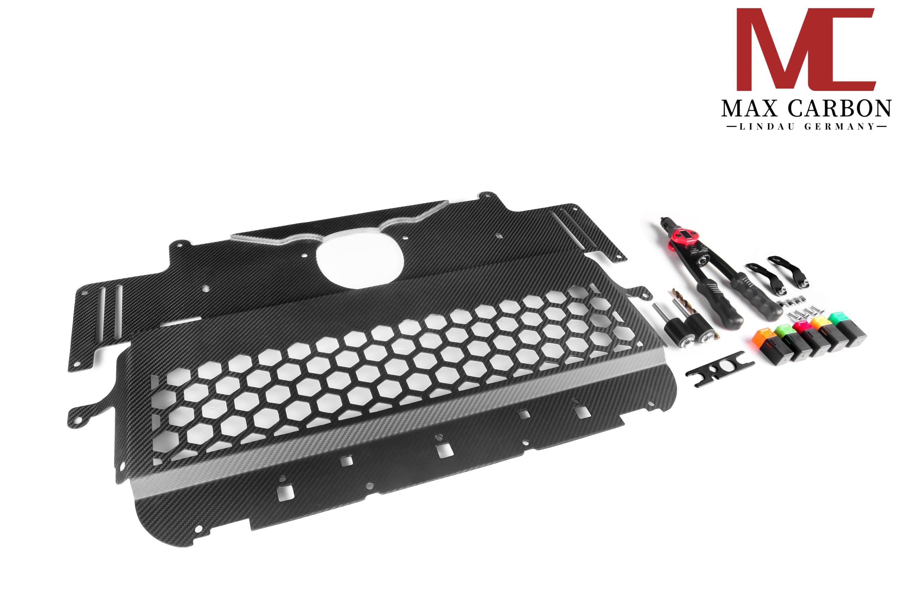 Dry Carbon Unterbodenschutz "SQ Style" passend für BMW M2 G87 / M3 G80 G81 / M4 G82 G83 - Getsdowned