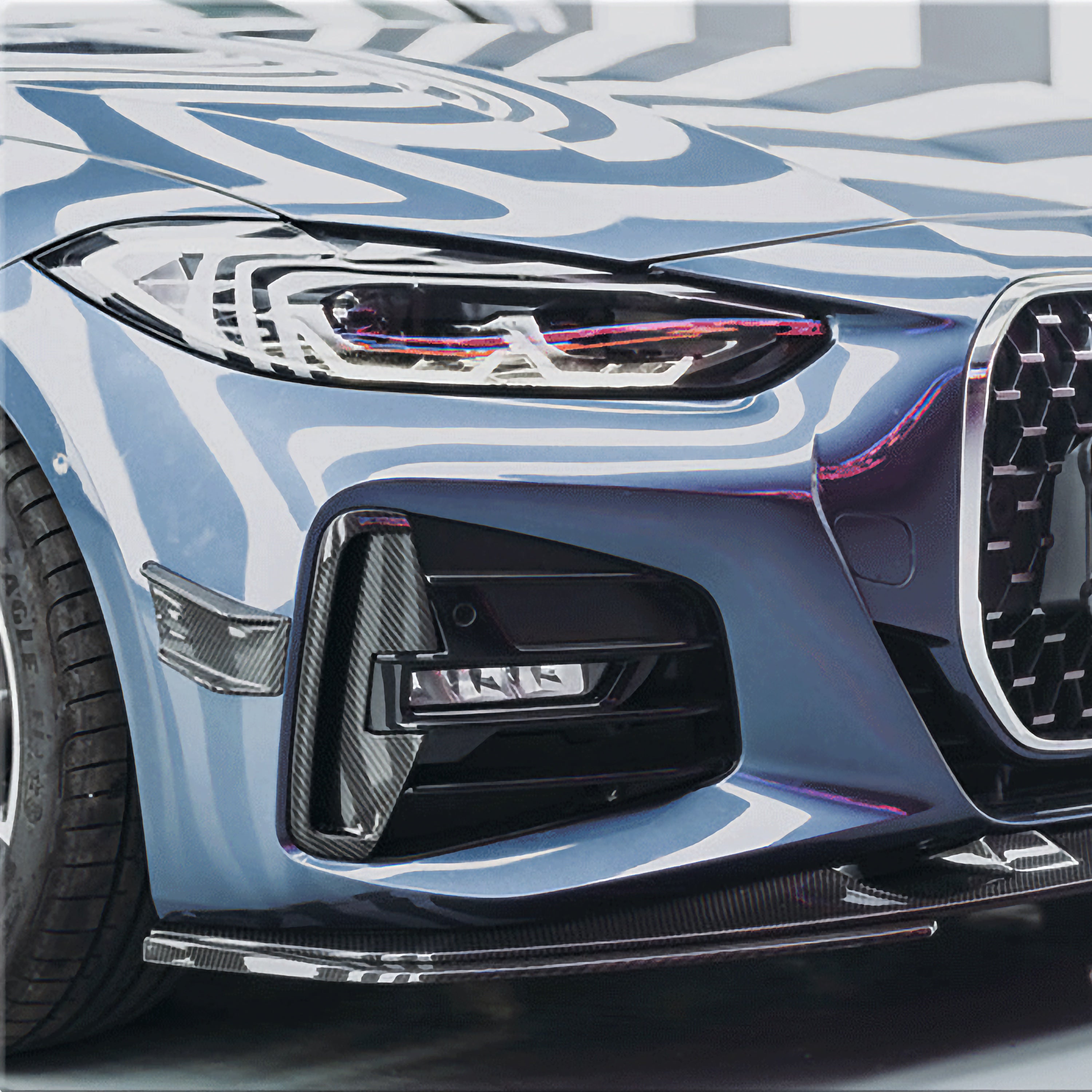 Dry CARBON Performance Front Flaps Performance Ecke Frontlippe für BMW G22 G23 G26