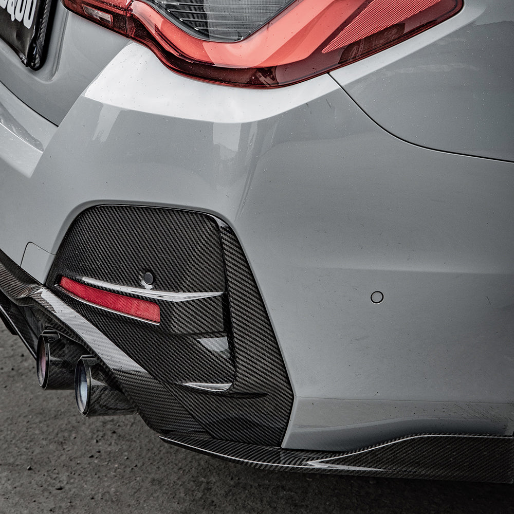 Dry Carbon Heckansatz passend für BMW 4er G26 i4 - Getsdowned