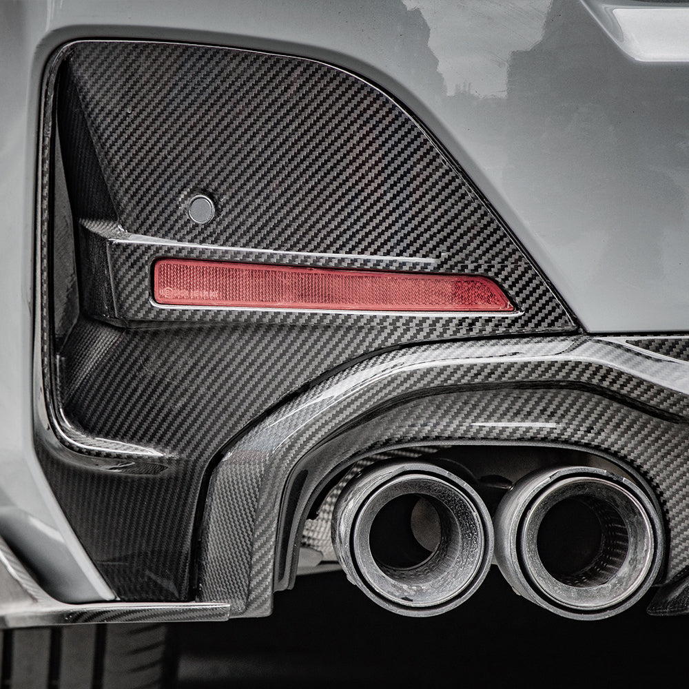 Dry Carbon Heckansatz passend für BMW 4er G26 i4 - Getsdowned