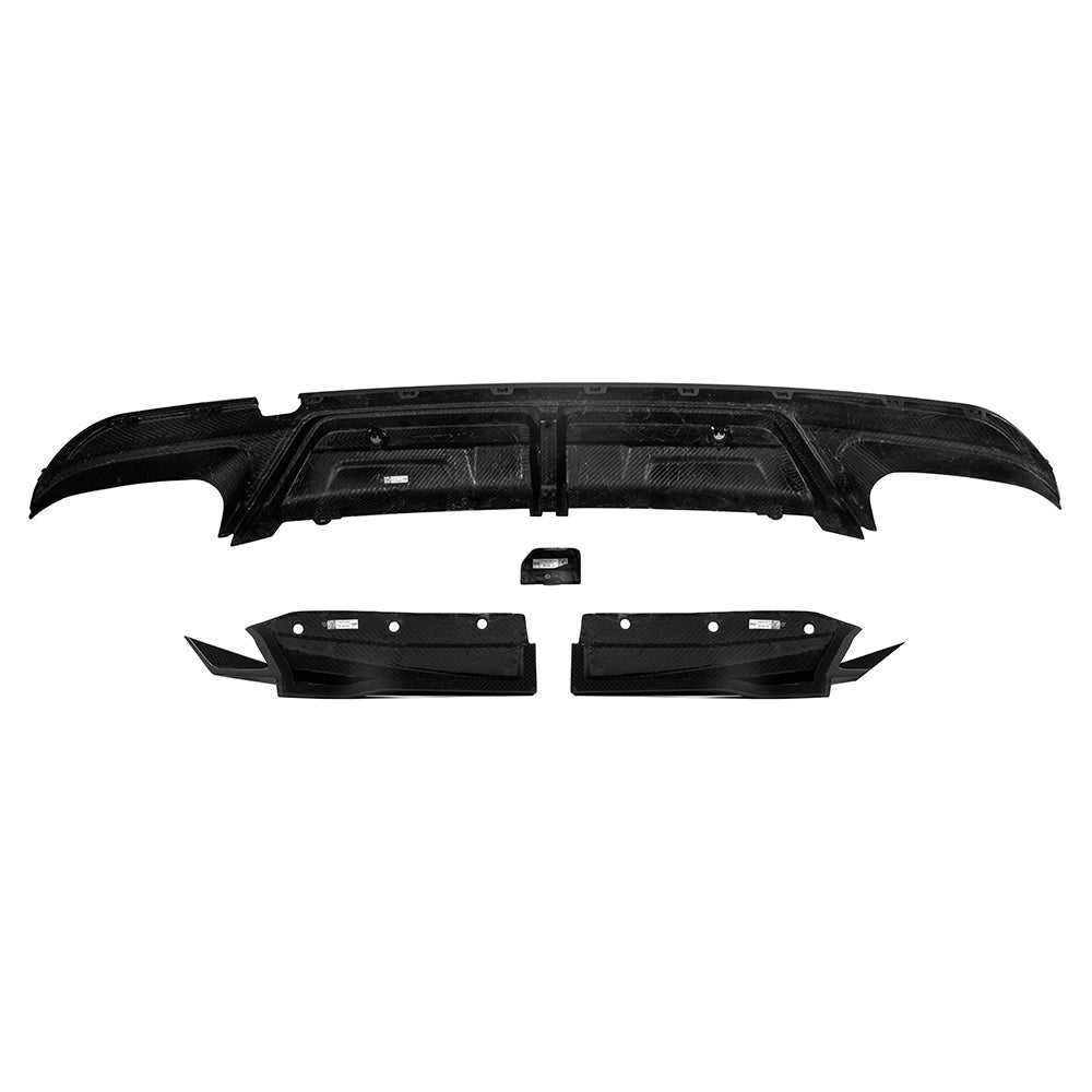 Dry Carbon Heckdiffusor passend für BMW X5M F95 LCI - Getsdowned