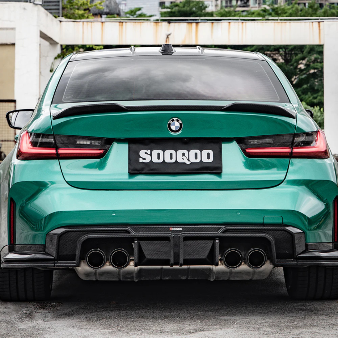 Dry Carbon Heckdiffusor SQ-A passend für BMW M3 G80 G81 & M4 G82 G83 - Getsdowned