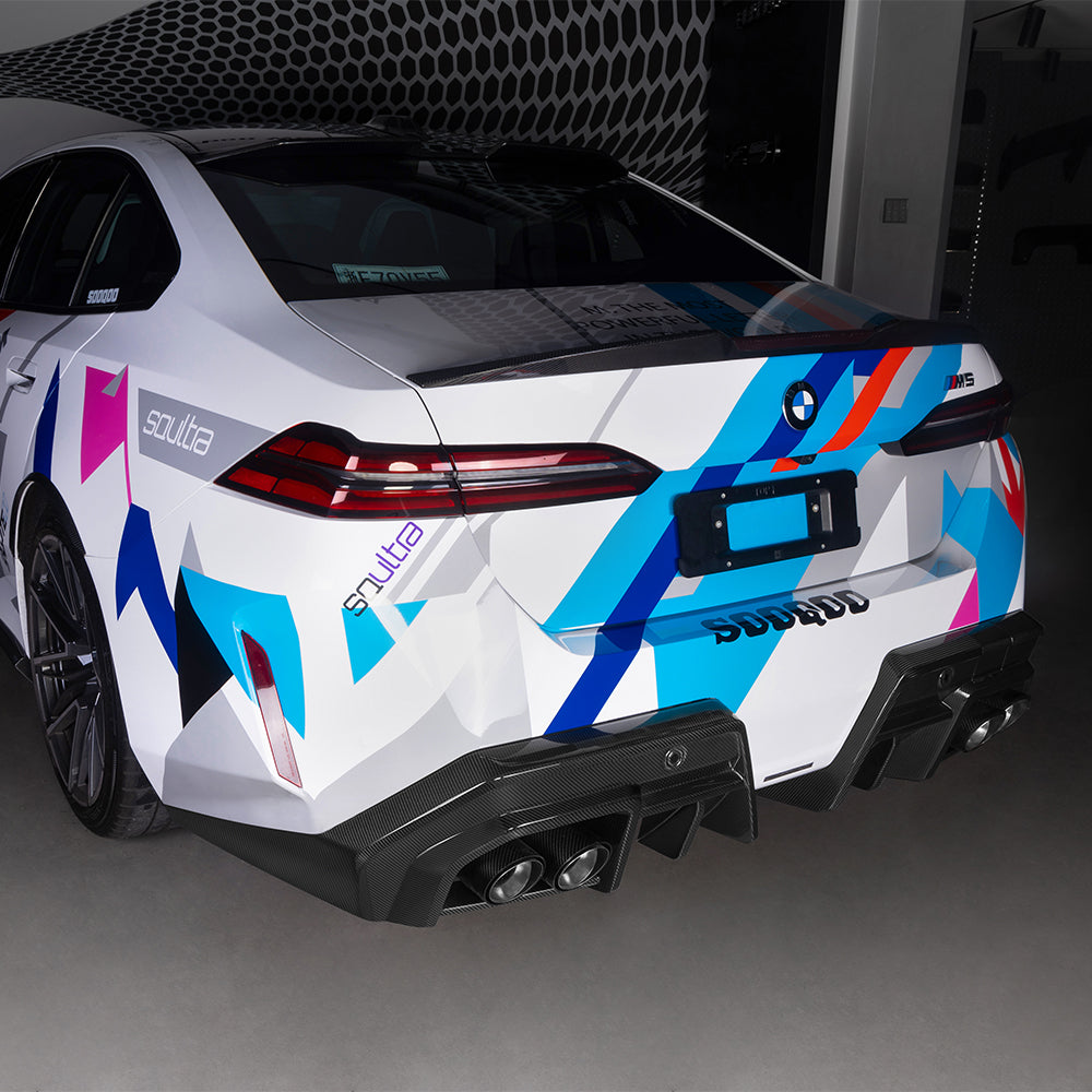 Dry Carbon Heckdiffusor SQ-A Style passend für BMW M5 G90 & G99 - Getsdowned