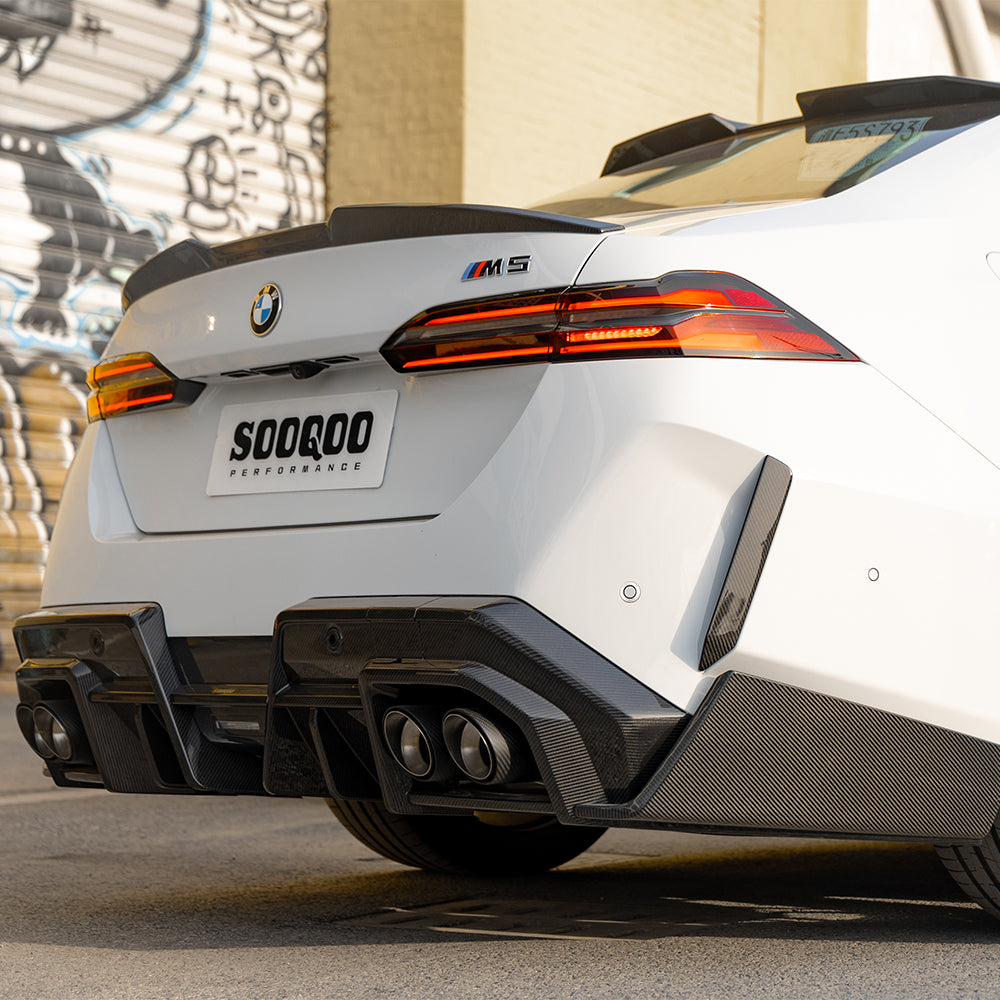 Dry Carbon Heckdiffusor SQ-B Style passend für BMW M5 G90 & G99 - Getsdowned