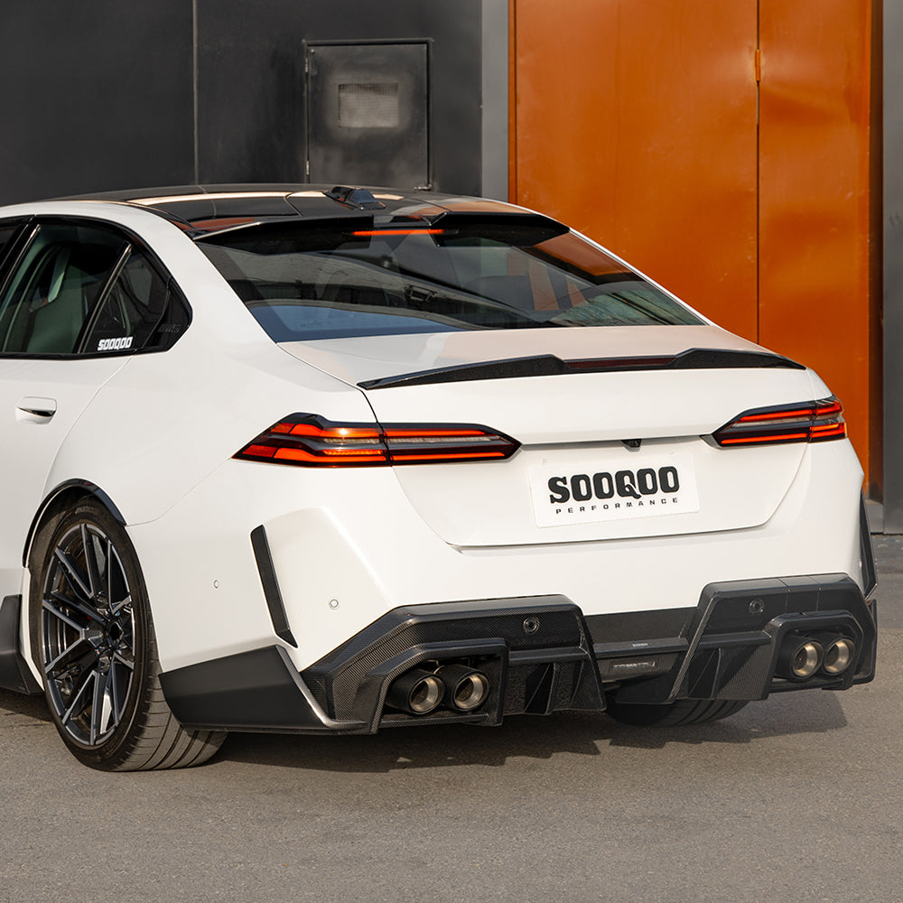Dry Carbon Heckdiffusor SQ-B Style passend für BMW M5 G90 & G99 - Getsdowned