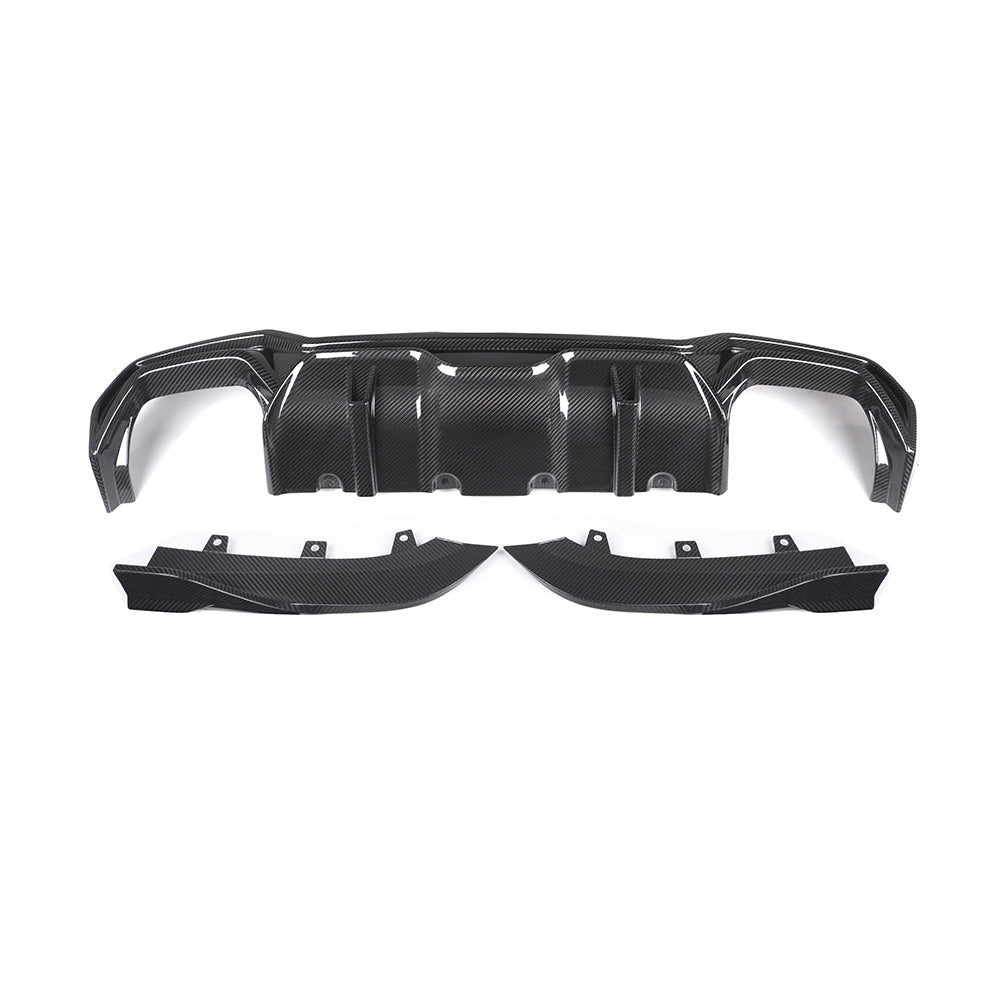 Dry Carbon Heckdiffusor SQ-Style passend für BMW 4er G22 G23 - Getsdowned