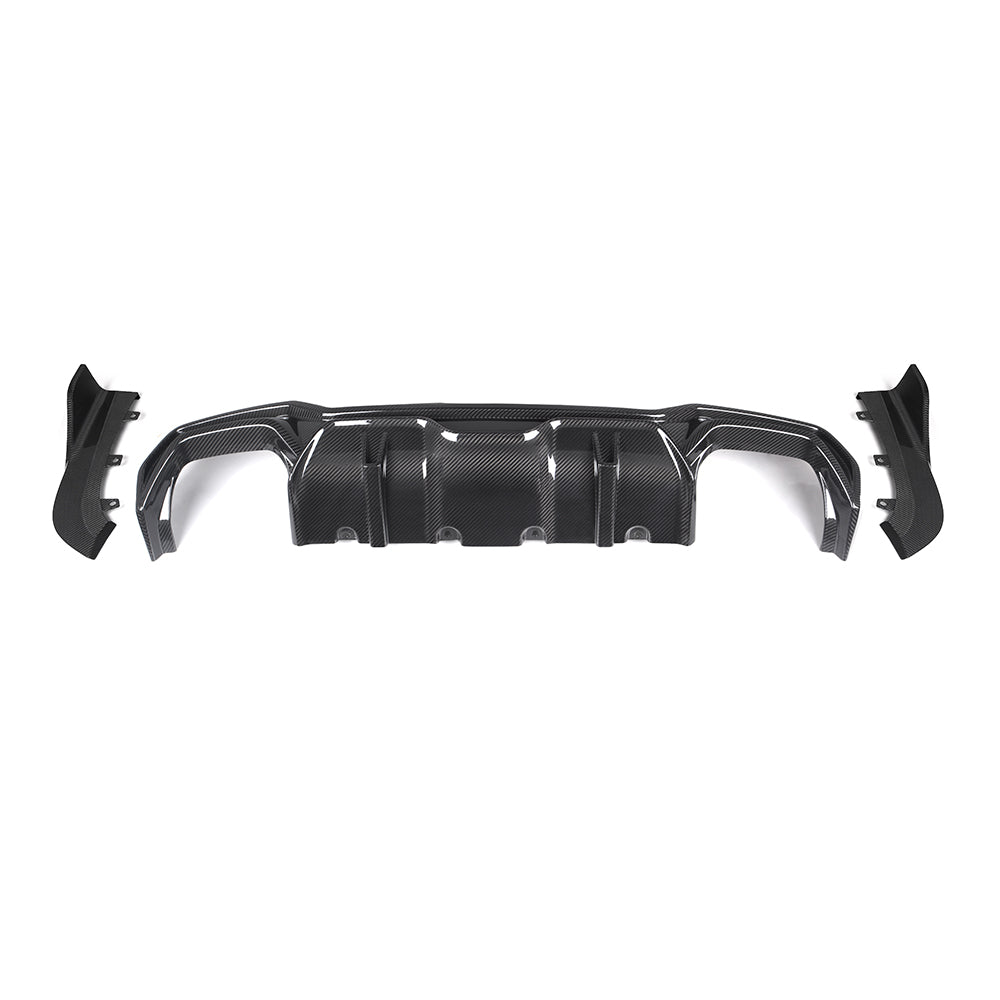 Dry Carbon Heckdiffusor SQ-Style passend für BMW 4er G22 G23 - Getsdowned