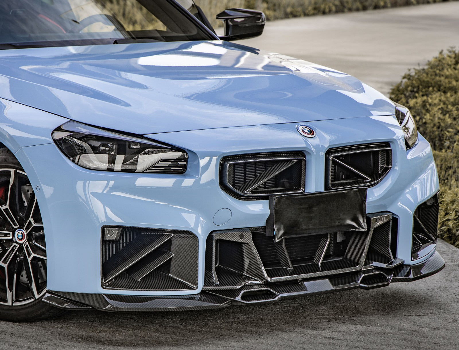Dry Carbon Nieren Einsatz SQ Style passend passend für BMW M2 G87 - Getsdowned
