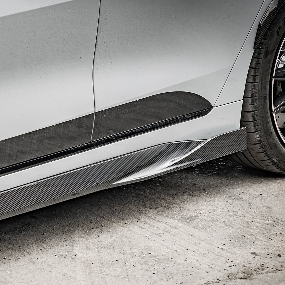 Dry Carbon Seitenschweller passend für BMW 4er G26 - Getsdowned