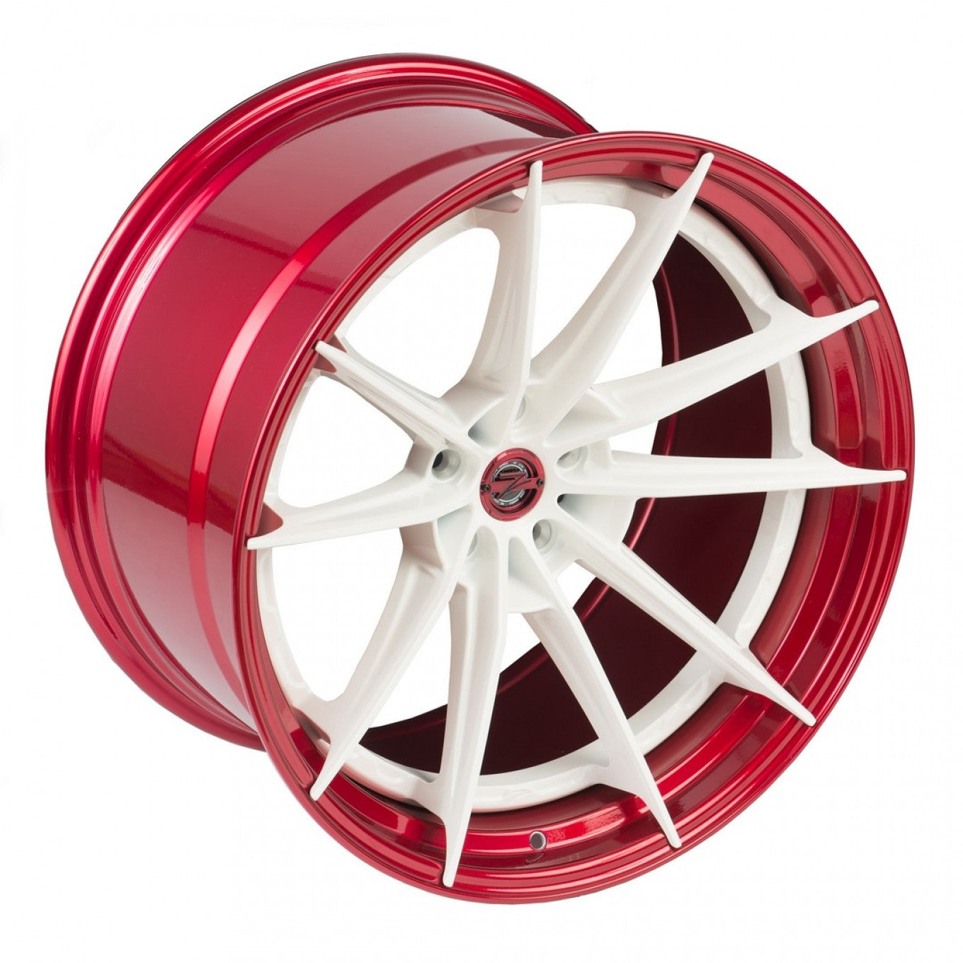 Z-Performance ZP.MODULAR 1 | Super Deep Concave – White Center / Candy Red Lip - Getsdowned