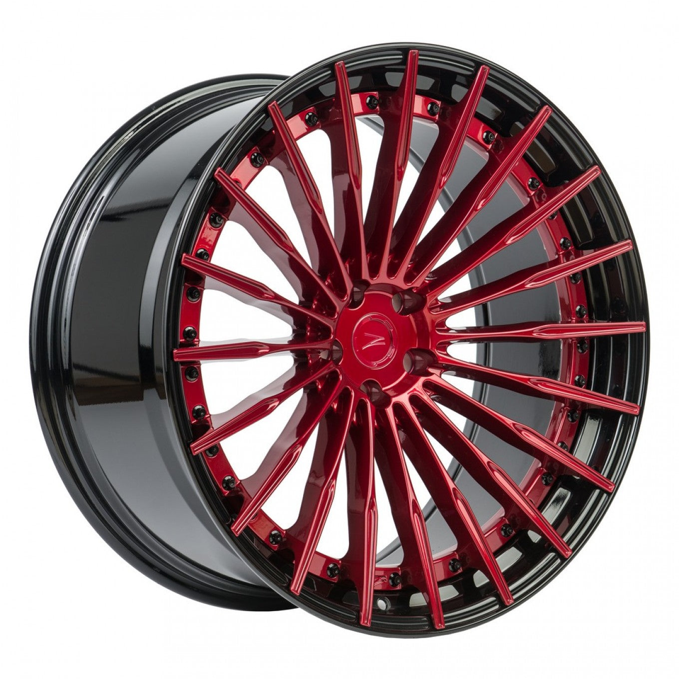 Z-Performance ZP.MODULAR 2 | Deep Concave – Blood Red Center / Gloss Black Lip - Getsdowned