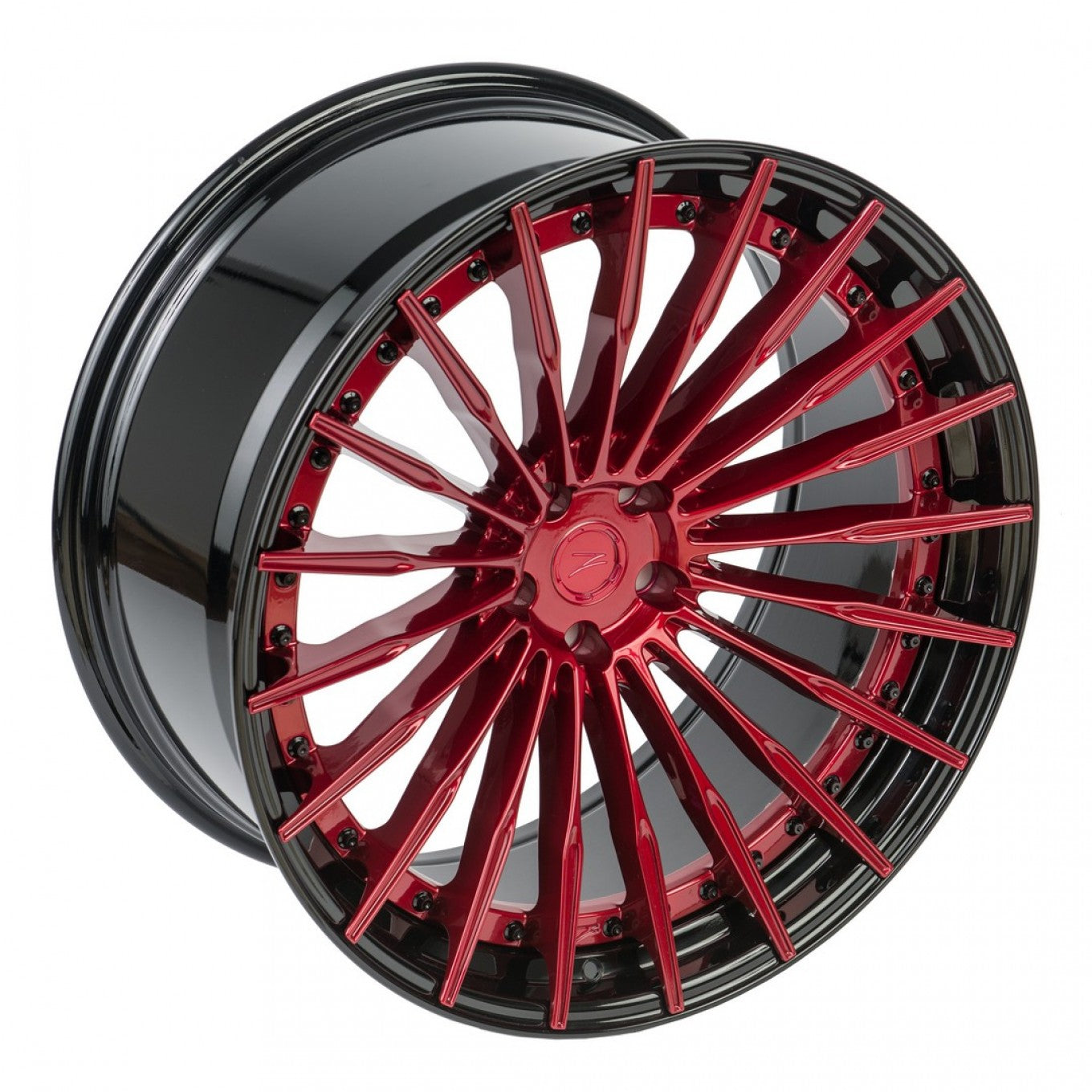 Z-Performance ZP.MODULAR 2 | Deep Concave – Blood Red Center / Gloss Black Lip - Getsdowned